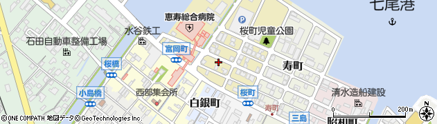 石川県七尾市桜町45周辺の地図