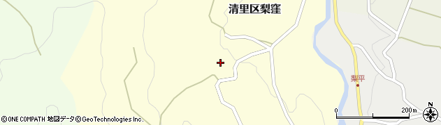 新潟県上越市清里区梨窪169周辺の地図