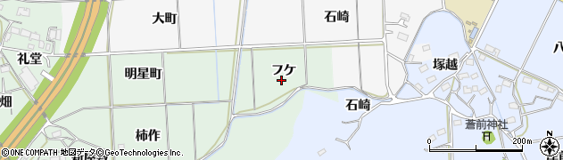 福島県いわき市平菅波（フケ）周辺の地図