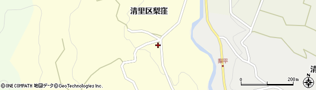 新潟県上越市清里区梨窪2553周辺の地図