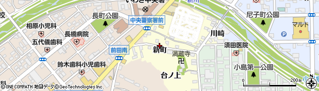 福島県いわき市内郷小島町（新町）周辺の地図