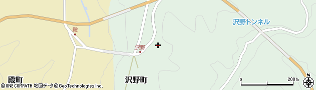 石川県七尾市沢野町（ラ）周辺の地図
