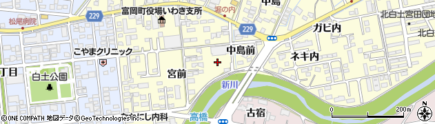 福島県いわき市平北白土周辺の地図