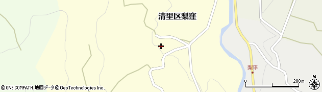 新潟県上越市清里区梨窪175周辺の地図