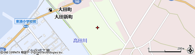 石川県七尾市大田新町（ニ）周辺の地図