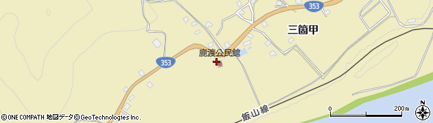 新潟県津南町（中魚沼郡）三箇甲周辺の地図