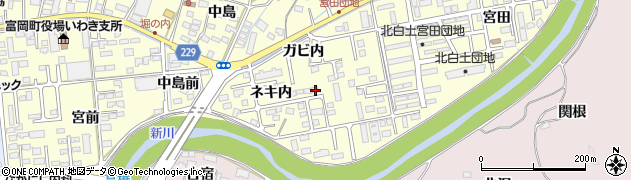 福島県いわき市平北白土（ネキ内）周辺の地図