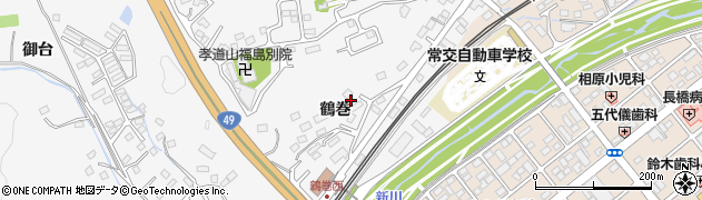 福島県いわき市内郷御台境町（鶴巻）周辺の地図