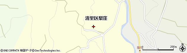 新潟県上越市清里区梨窪137周辺の地図