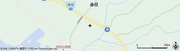 石川県志賀町（羽咋郡）赤住（乙）周辺の地図