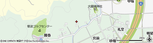 福島県いわき市平菅波（宮前）周辺の地図
