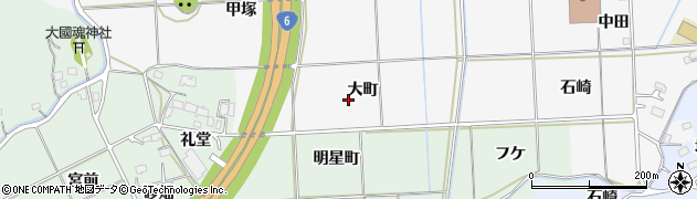 福島県いわき市平荒田目（大町）周辺の地図