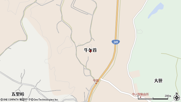 〒925-0385 石川県羽咋郡志賀町牛ケ首の地図