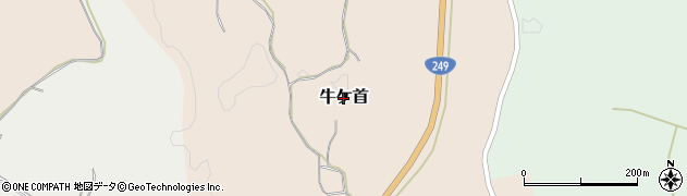 石川県志賀町（羽咋郡）牛ケ首周辺の地図