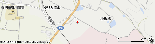 福島県東白川郡棚倉町板橋小板橋71周辺の地図