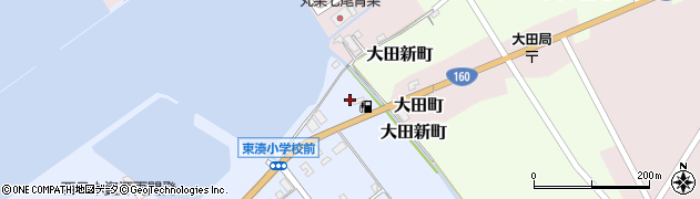 石川県七尾市佐味町（ヲ）周辺の地図