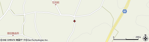 石川県志賀町（羽咋郡）徳田（ノ）周辺の地図