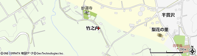 福島県いわき市内郷宮町竹之内53周辺の地図