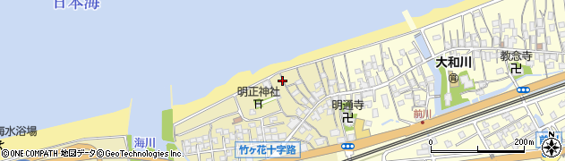 新潟県糸魚川市竹ケ花周辺の地図