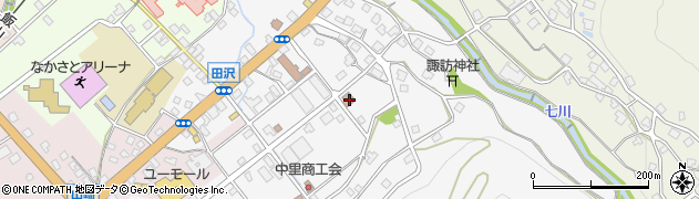 越後田沢郵便局周辺の地図