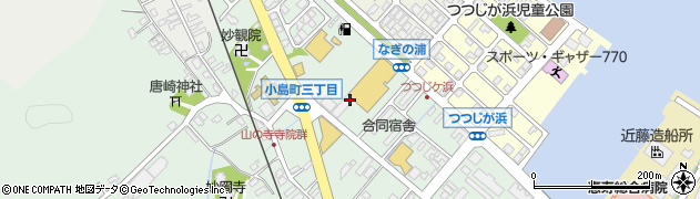ソフトバンク　ベイモール七尾周辺の地図