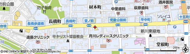 福島県いわき市平（堂ノ前）周辺の地図