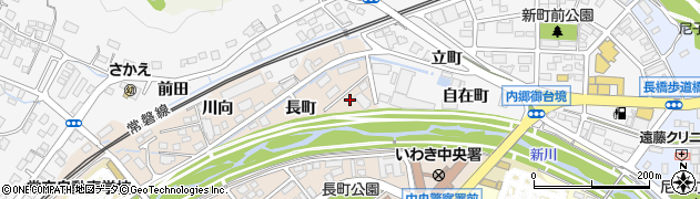 福島県いわき市内郷御厩町長町87周辺の地図