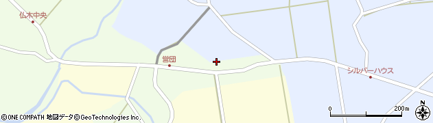石川県志賀町（羽咋郡）仏木（ヘ）周辺の地図