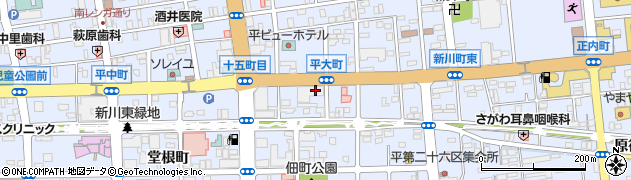 東京美装興業株式会社　いわき出張所周辺の地図