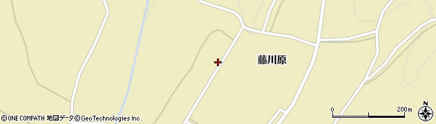 福島県白河市表郷金山（二ツ堂）周辺の地図