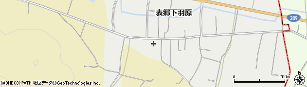 福島県白河市表郷下羽原（五輪割）周辺の地図
