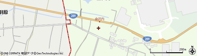 福島県棚倉町（東白川郡）金沢内（地蔵堂）周辺の地図