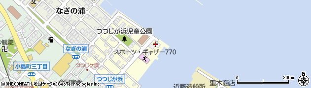 金沢大学ヨット艇庫周辺の地図