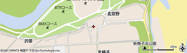 福島県いわき市平下大越（北萱野）周辺の地図