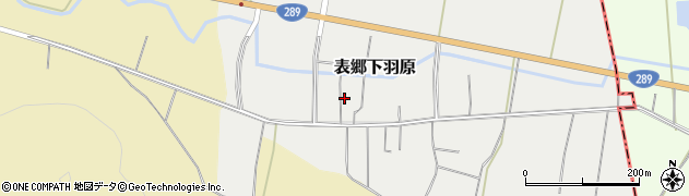 福島県白河市表郷下羽原（吉田）周辺の地図