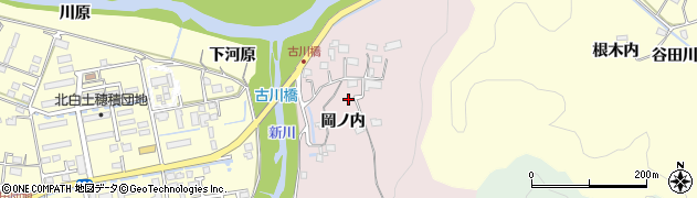 福島県いわき市平南白土（岡ノ内）周辺の地図