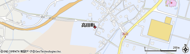 石川県七尾市高田町ウ周辺の地図