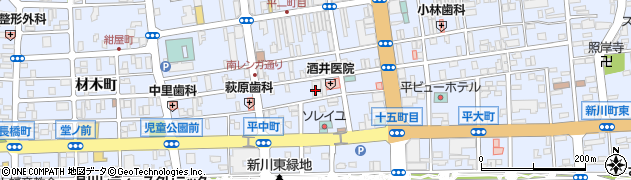 酒井医院周辺の地図