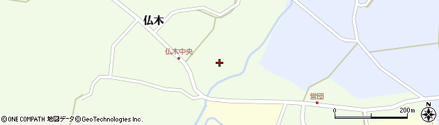 石川県志賀町（羽咋郡）仏木（ワ）周辺の地図