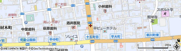 平南町周辺の地図