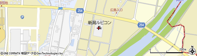 ルビコン株式会社　新潟事業所周辺の地図