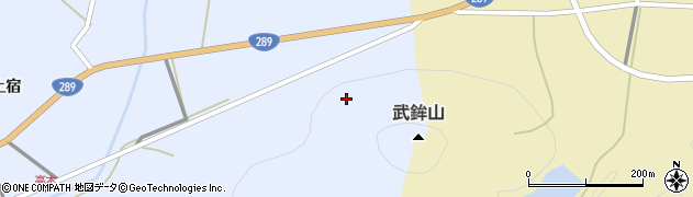 福島県白河市表郷高木高野峰周辺の地図