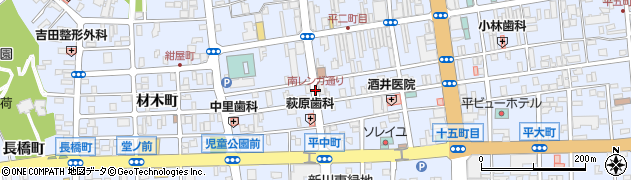 南レンガ通り周辺の地図