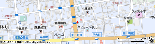 福島県いわき市平（南町）周辺の地図
