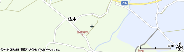 石川県志賀町（羽咋郡）仏木周辺の地図