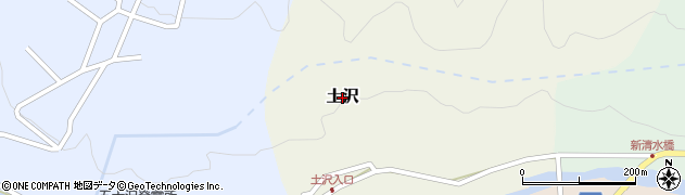 新潟県南魚沼市土沢周辺の地図
