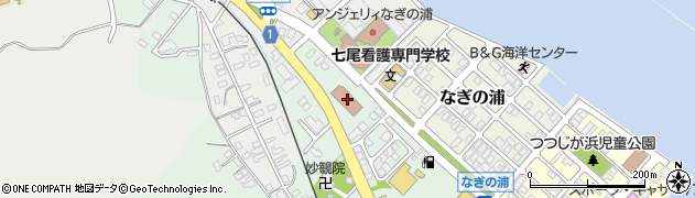 金沢地方法務局七尾支局　登記係証明書発行窓口周辺の地図