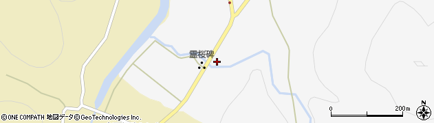 福島県白河市表郷中野（滝沢）周辺の地図