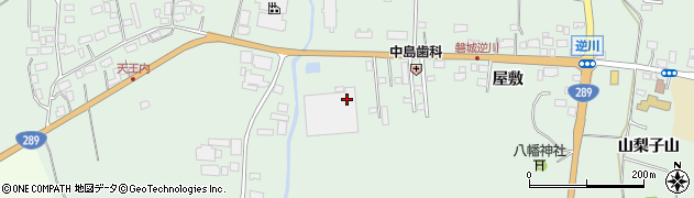 福島県棚倉町（東白川郡）逆川（前山）周辺の地図