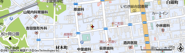 福島県いわき市平（一町目）周辺の地図